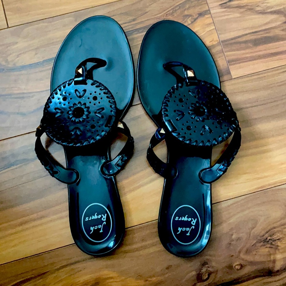 Jack Rogers’s Georgina Jelly sandal,,Wm size 10